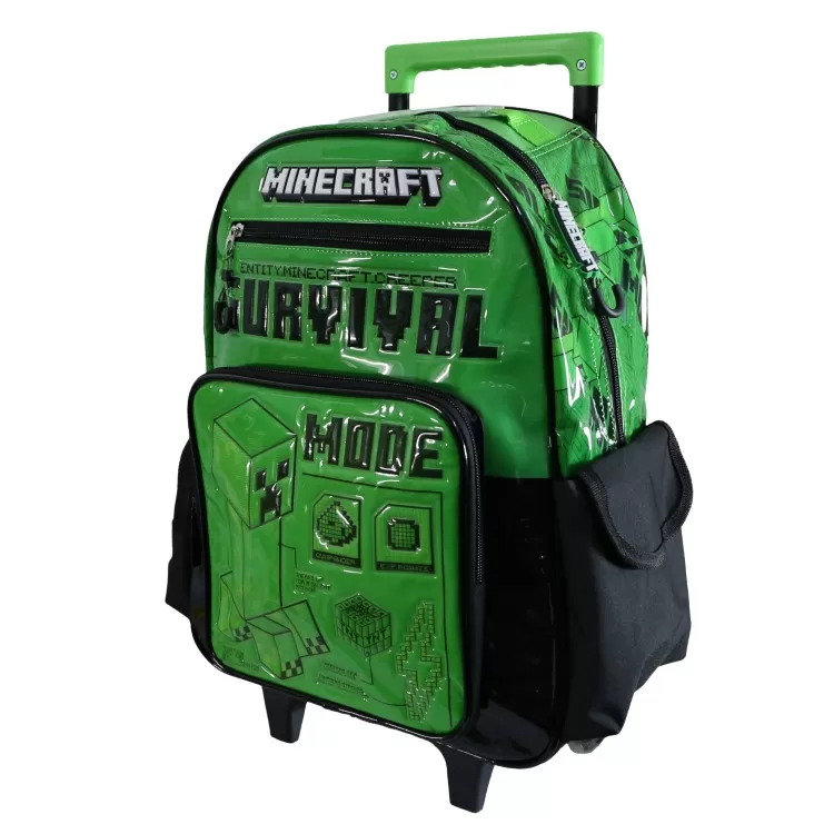 Mochila Escolar Cresko 2026 Minecraft 16" Art.MI190